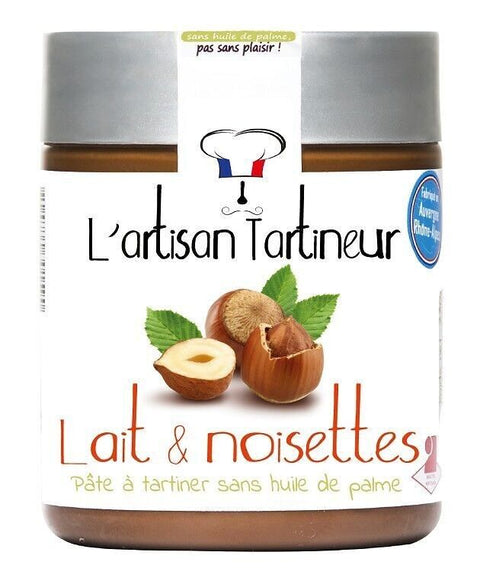 Pâte à tartiner lait noisette 250G