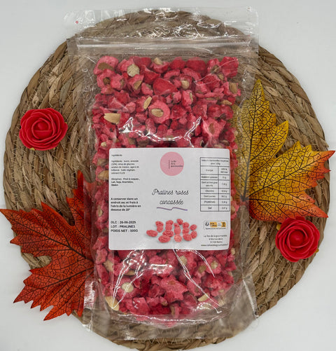 Pralines roses concassées 500G