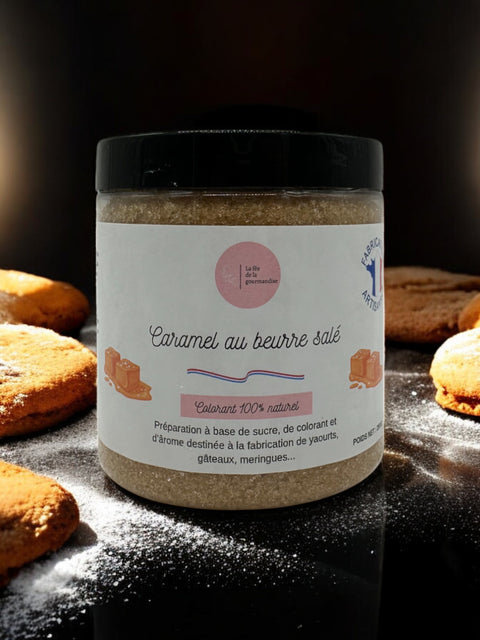 Sucre aromatisé caramel au beurre salé