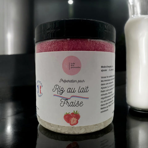 Préparation pour riz au lait Fraise