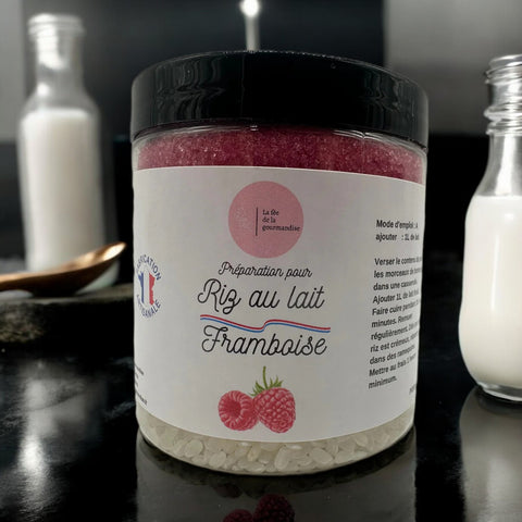 Préparation pour riz au lait Framboise