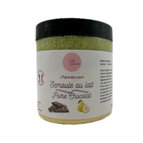 Semoule au lait Poire Chocolat