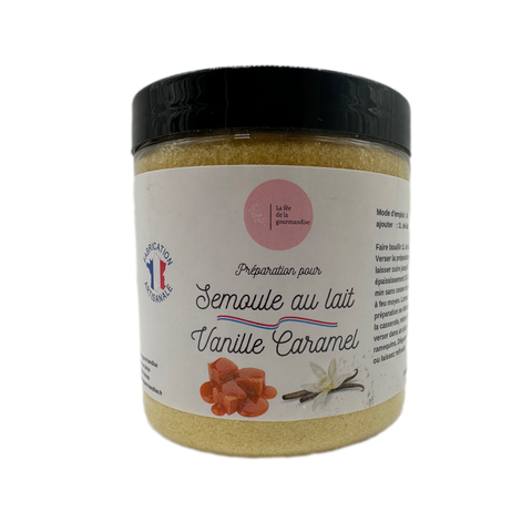 Semoule au lait Vanille Caramel