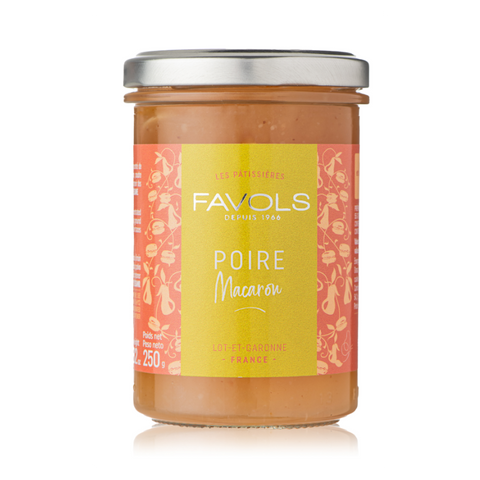 Confiture poire macaron 250G